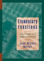 Cover: Elementary Functions: - Birkhauser Boston Inc