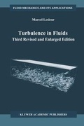Cover: Turbulence in Fluids - Kluwer Academic Publishers