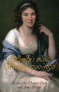 Cover: Women's Life Writing, 1700-1850 - Palgrave Macmillan