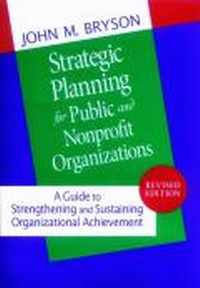 Abbildung von: Strategic Planning for Public and Nonprofit Organizations - Jossey-Bass