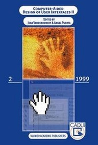 Enlarge image Cover: Computer-Aided Design of User Interfaces II - Kluwer Academic Publishers