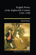 Cover: English Poetry of the Eighteenth Century, 1700-1789 - Routledge