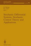 Cover: Stochastic Differential Systems, Stochastic Control Theory and Applications - Springer