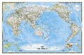 Cover: Classic Weltkarte, Pacific Centered, laminiert - National Geographic Maps