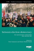 Cover: Between-Election Democracy - ECPR Press
