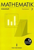 Cover: Mathematik Sekundarstufe I - Ausgabe Volk und Wissen - Gymnasium &Ouml;stliche Bundesl&auml;nder / 7. Schuljahr - Arbeitsheft - Cornelsen Verlag GmbH