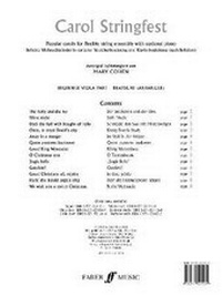 Enlarge image Cover: Carol Stringfest (Beginner Viola) - Faber Music Ltd