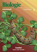 Cover: Biologie - Ausgabe Volk und Wissen - Mittelschule Sachsen / 8. Schuljahr - Arbeitsheft - Cornelsen Verlag GmbH