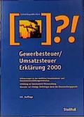 Cover: Gewerbesteuer- und Umsatzsteuer-Erkl&auml;rung 2000 - Stollfu&szlig;