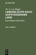 Bild: Lebensläufe nach aufsteigender Linie. Teil 3, Band 1 - De Gruyter