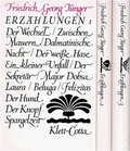 Cover: Werke. Werkausgabe in zw&ouml;lf B&auml;nden / Erz&auml;hlungen 1-3 - Klett-Cotta