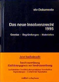 Cover: Das neue Insolvenzrecht 1995 - Stollfu&szlig;