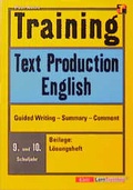 Cover: Training Text Production English - Klett