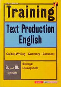 Enlarge image Cover: Training Text Production English - Klett