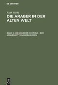 Cover: Anf&auml;nge der Dichtung - Der Sonnengott. Buchreligionen - De Gruyter