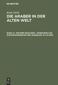 Cover: Weitere Neufunde - Nordafrika bis zur Einwanderung der Wandalen - Du Nuwas - De Gruyter