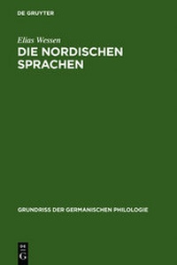 Abbildung von: Die nordischen Sprachen - De Gruyter