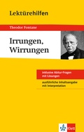 Cover: Klett Lekt&uuml;rehilfen Theodor Fontane, Irrungen, Wirrungen - Klett