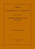 Cover: Corpus inscriptionum Latinarum. Partem consilio et auctoritate academiae... / Inscriptiones Africae Latinae - De Gruyter