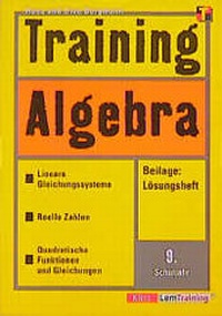 Enlarge image Cover: Training Algebra - Neubearbeitung - Klett