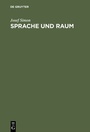 Cover: Sprache und Raum - De Gruyter