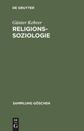 Cover: Religionssoziologie - De Gruyter