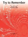 Cover: Try To Remember - Faber Music Ltd