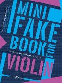 Enlarge image Cover: Mini Fake Book for Violin - Faber Music Ltd
