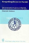 Cover: Kongressergebnisse im Wandel 1949-1983 - Thieme