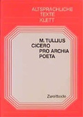 Cover: Pro Archia poeta oratio - Klett