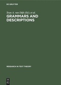 Cover: Grammars and Descriptions - De Gruyter