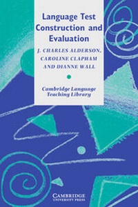 Enlarge image Cover: Language Test Construction and Evaluation - Klett