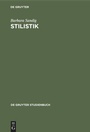 Cover: Stilistik - De Gruyter