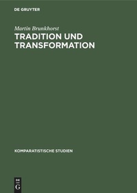 Enlarge image Cover: Tradition und Transformation - De Gruyter