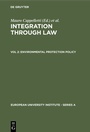 Cover: Integration Through Law / Environmental Protection Policy - De Gruyter