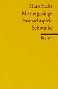 Cover: Meisterges&auml;nge, Fastnachtspiele, Schw&auml;nke - Reclam