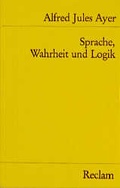 Cover: Sprache, Wahrheit und Logik - Reclam