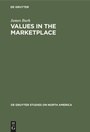 Cover: Values in the Marketplace - De Gruyter