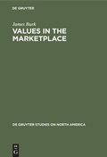 Cover: Values in the Marketplace - De Gruyter