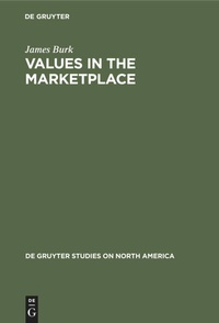 Enlarge image Cover: Values in the Marketplace - De Gruyter