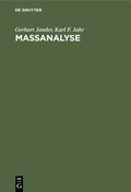 Cover: Ma&szlig;analyse - De Gruyter