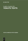 Cover: Yokuts Texts - De Gruyter Mouton