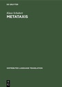 Cover: Metataxis - De Gruyter Mouton