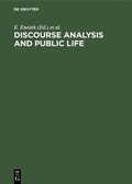 Cover: Discourse Analysis and Public Life - De Gruyter Mouton