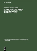 Cover: Language and Creativity - De Gruyter Mouton