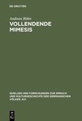 Cover: Vollendende Mimesis - De Gruyter