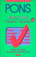 Cover: PONS Fehler ABC Englisch - Klett