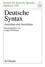 Cover: Deutsche Syntax - De Gruyter