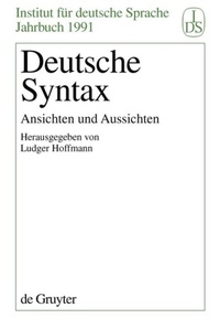 Enlarge image Cover: Deutsche Syntax - De Gruyter