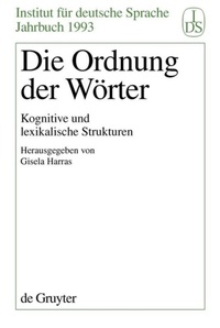 Abbildung von: Die Ordnung der Wörter - De Gruyter